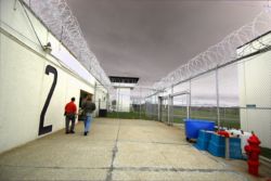 Shakespeeare Behind Bars in rehearsal at Luther Luckett Correctional Complex in Oldham County, KY. directed by Curt L. Tofteland.