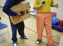 Shakespeare Behind Bars | Audubon Youth Development Center, Spring 2017 Final Sharing. Photo by Kathi E.B. Ellis. SBB | Audubon Youth Development Center, Spring 2017