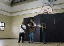 Shakespeare Behind Bars | Audubon Youth Development Center, Spring 2017 Final Sharing. Photo by Holly Stone SBB | Audubon Youth Development Center, Spring 2017