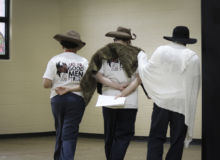 Shakespeare Behind Bars | Audubon Youth Development Center, Spring 2017 Final Sharing. Photo by Holly Stone SBB | Audubon Youth Development Center, Spring 2017