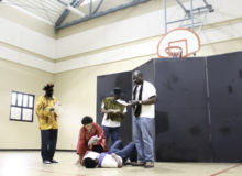 Shakespeare Behind Bars | Audubon Youth Development Center, Spring 2017 Final Sharing. Photo by Holly Stone SBB | Audubon Youth Development Center, Spring 2017